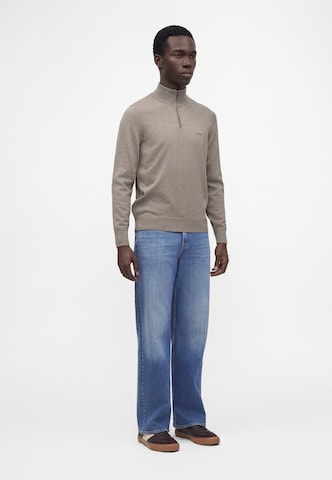BOSS Pullover 'Ebenji' in Braun