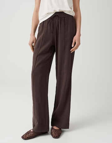 Flared Pantaloni 'Marou french' di OPUS in marrone: frontale