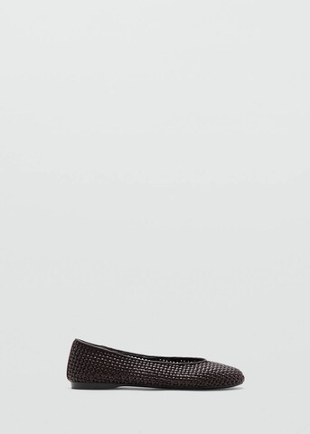 MANGO Ballet Flats 'Cidia' in Brown