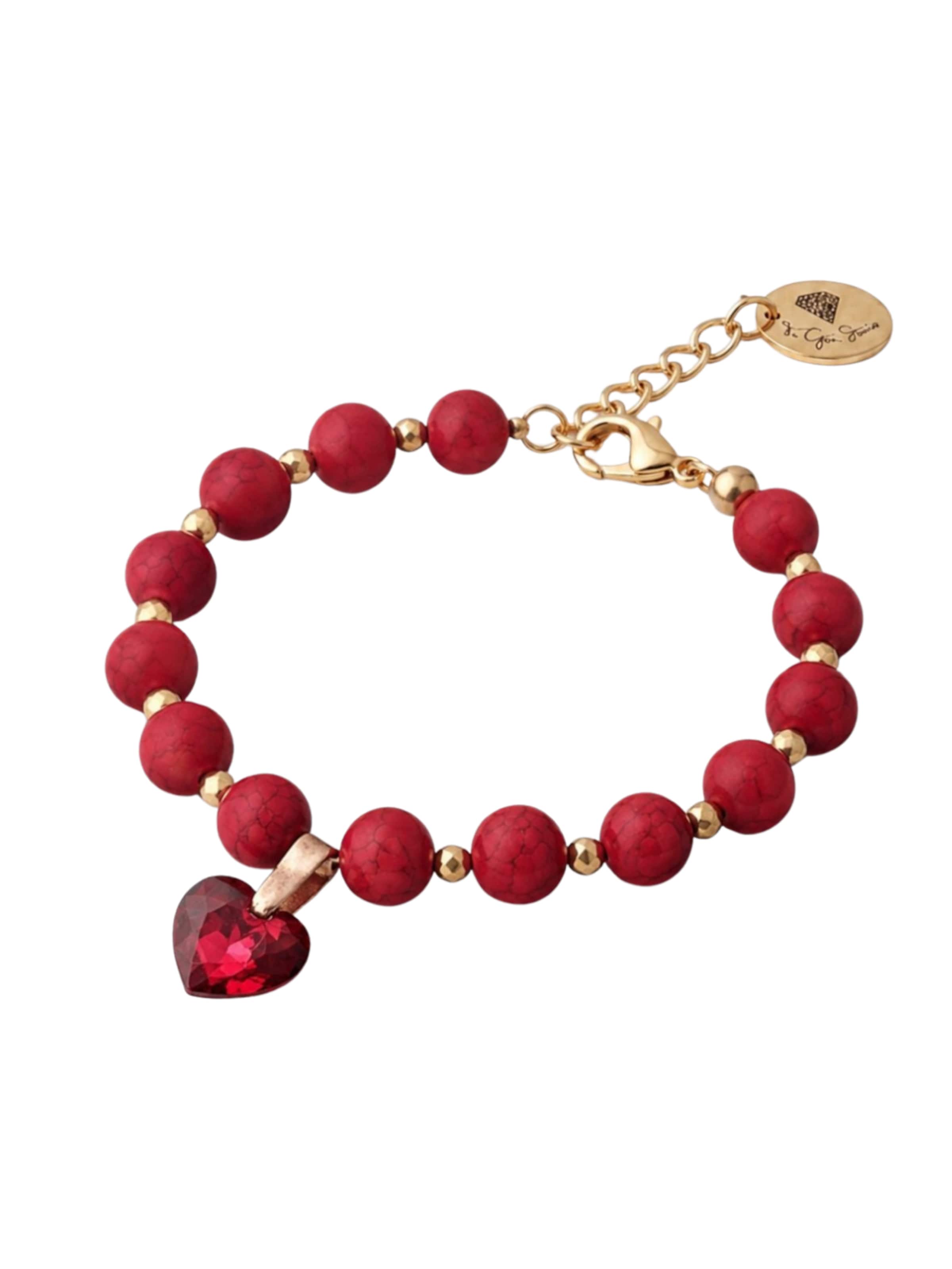 Braccialetto di THE GEM STORIES JEWELRY in rosso: frontale
