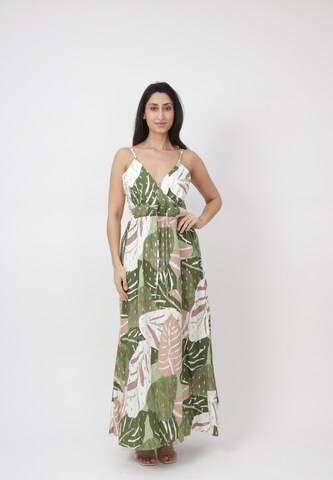 Elara Kleid in Grün: Vorderseite