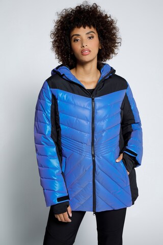 Ulla Popken Winter Jacket in Blue: front