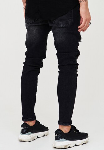 behype Slim fit Jeans 'Dino' in Black