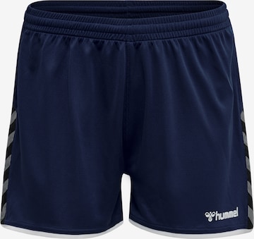 Hummel Workout Pants 'Poly' in Blue: front