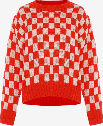 Pullover di myMo ROCKS in rosso: frontale