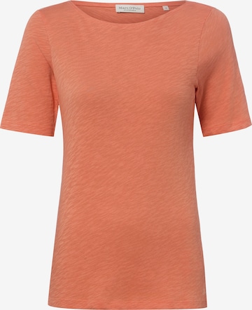 T-shirt Marc O'Polo en orange : devant