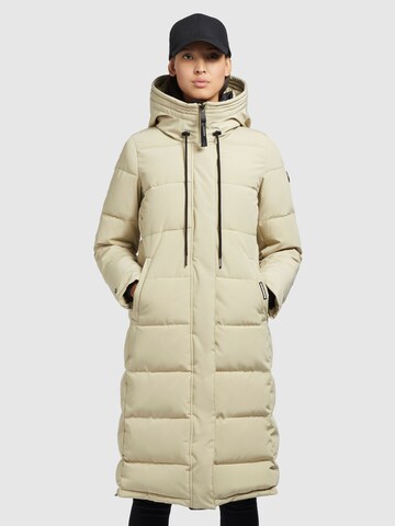 khujo Winterjas 'DEGI' in Beige: voorkant