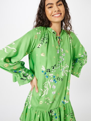 NÜMPH Skjortklänning 'CADEAU' i grön