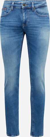 Tommy Jeans Slimfit Jeans 'Scanton' in Blauw: voorkant