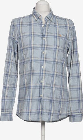 FARAH Button Up Shirt in M in Blue: front