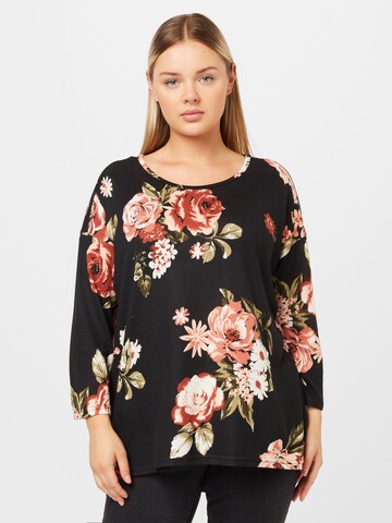 ONLY Carmakoma Shirt 'Alba' in Black: front