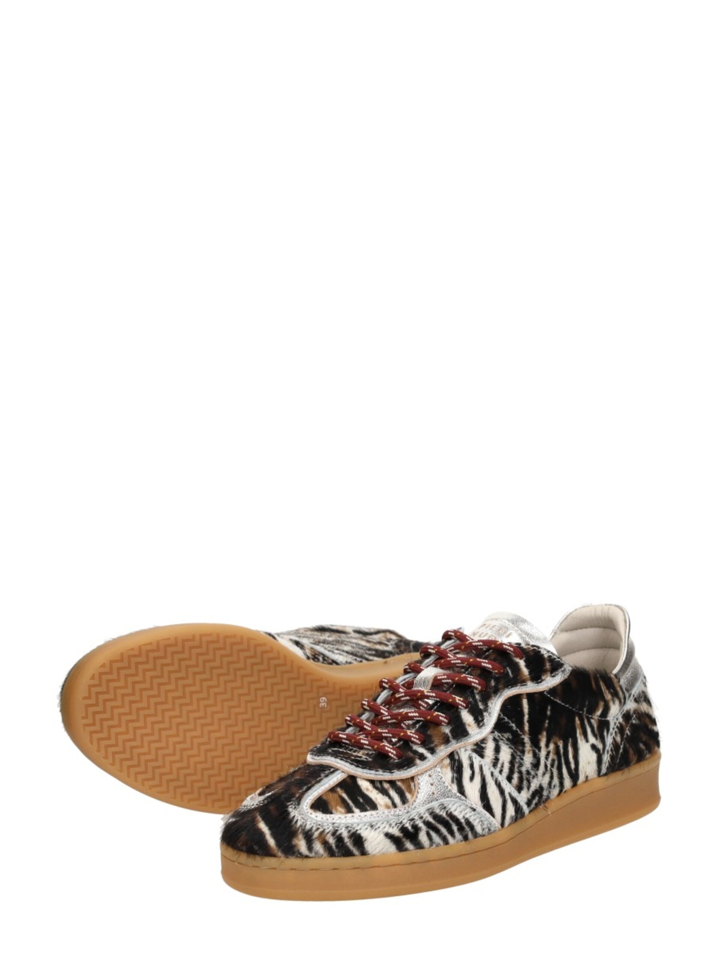 Piedi Nudi Sneakers laag 'Imola' in Bruin