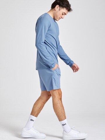 SPORTKIND Funktionsshirt 'Crew Neck Long Sleeve Shirt'‌‌‌‌‌‌‌‌‌‌ in Grau