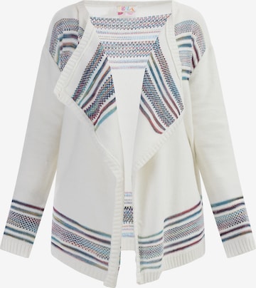 Cardigan IZIA en blanc : devant