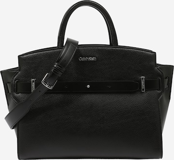 Borsa a mano di Calvin Klein in nero: frontale