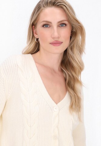 DreiMaster Vintage Knit cardigan in White