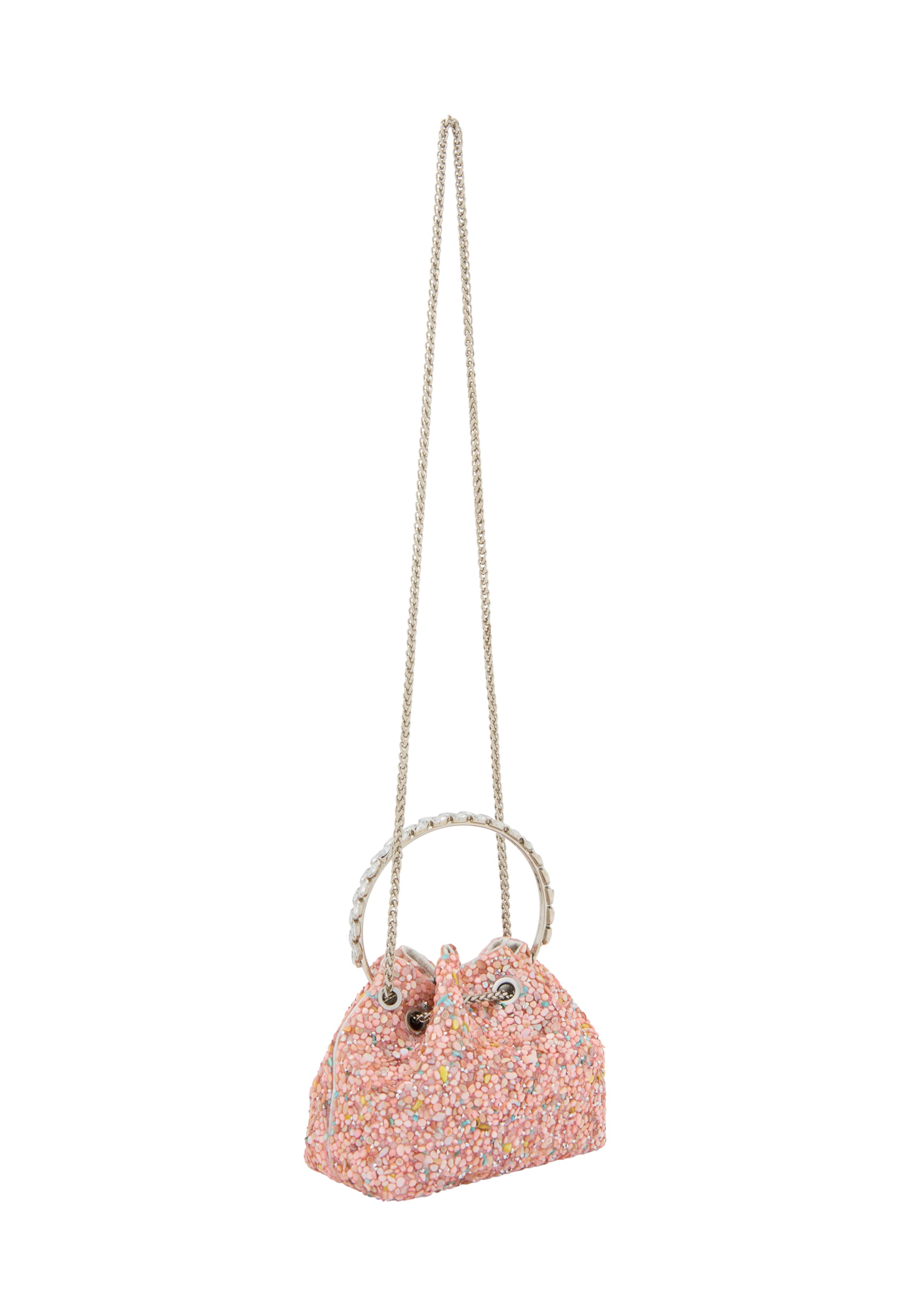 Poche ventrale faina en rose