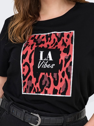 T-shirt 'CARBOOSTERY' ONLY Carmakoma en noir