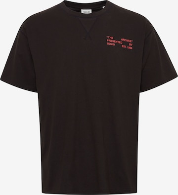 !Solid Shirt 'Elam' in Black: front