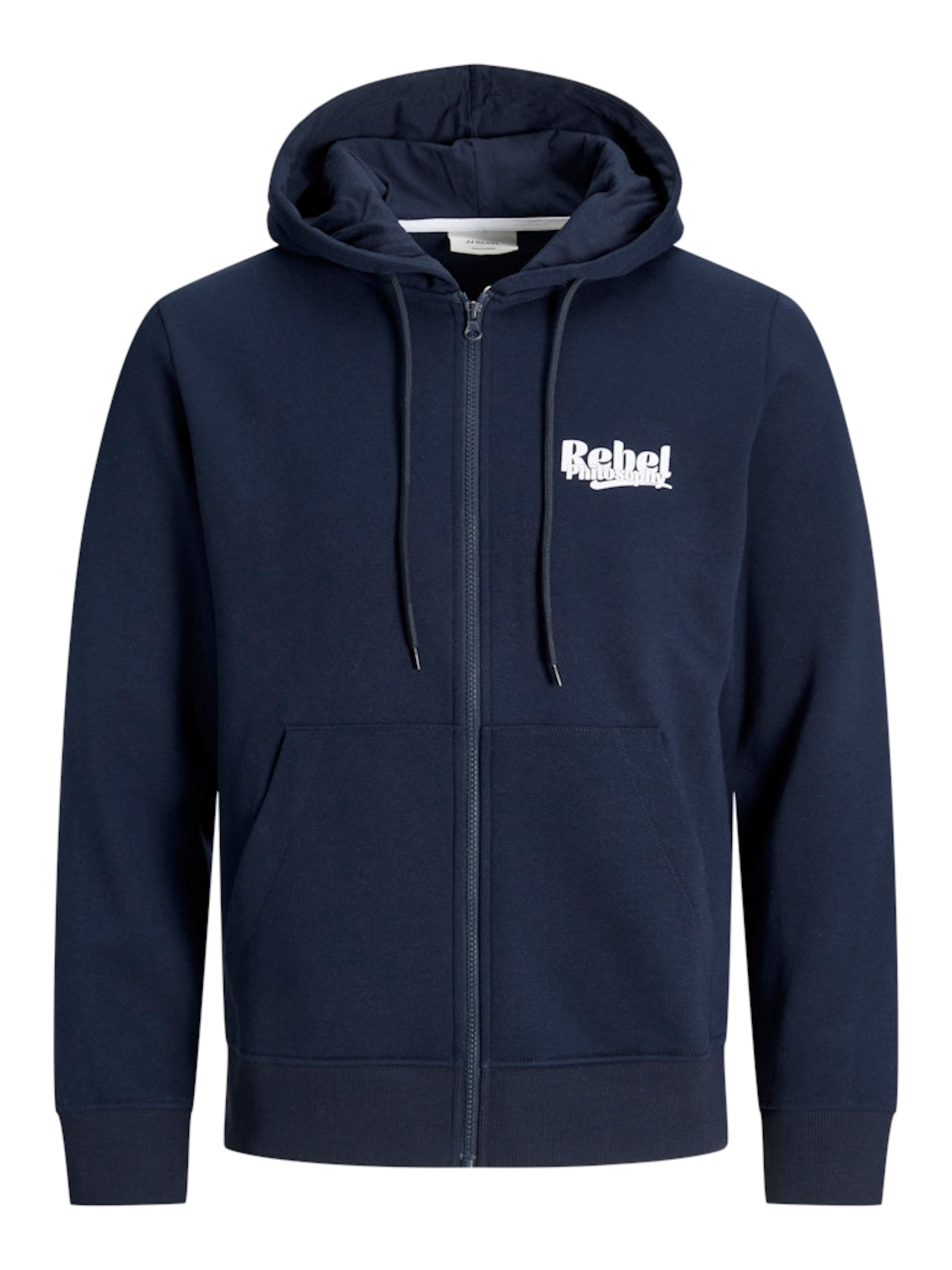 JJ Rebel Sweatjacka 'JREBRAKIM' i blå: framsida