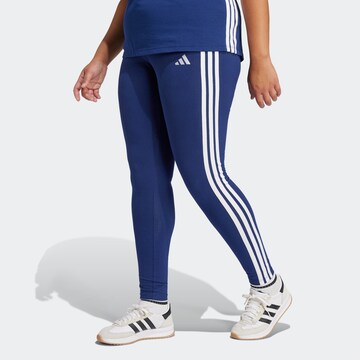 ADIDAS SPORTSWEAR - Skinny Pantalón deportivo en azul: frente