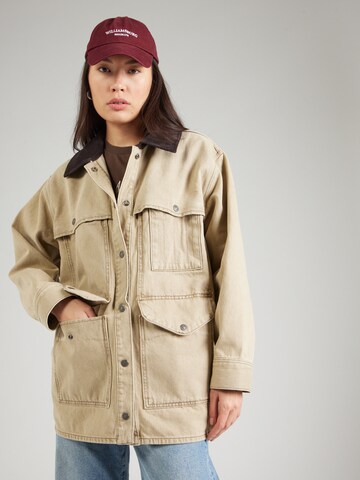 TOPSHOP Between-season jacket in Beige: front