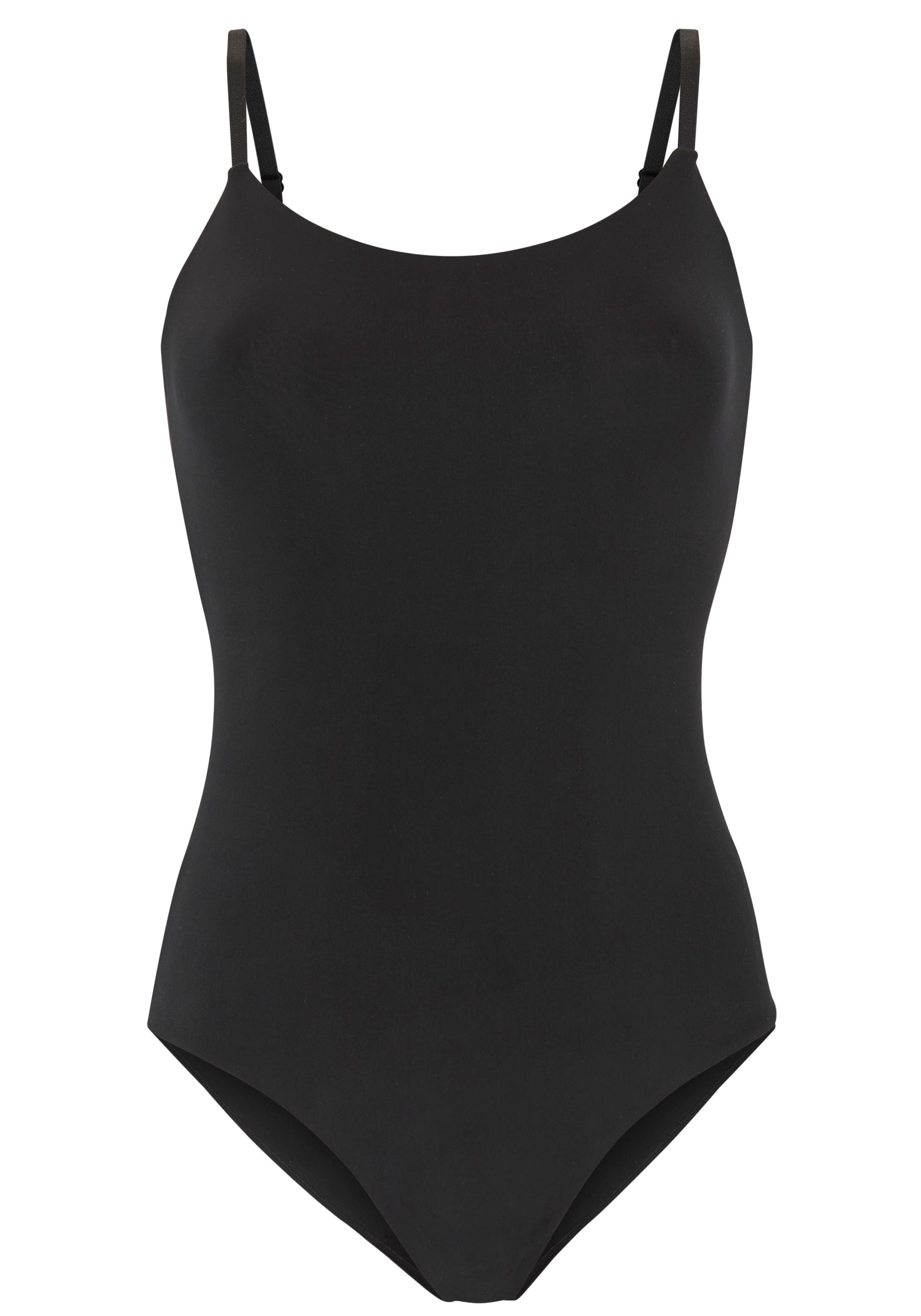 LASCANA Bodialuspesu, värv must: eest vaates