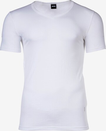 Maillot de corps BOSS en blanc : devant