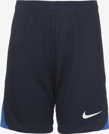 NIKE Workout Pants in Blue: front