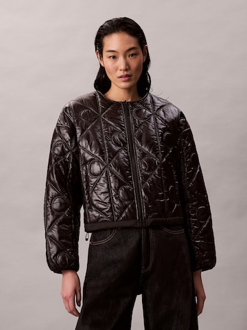 Calvin Klein Jeans Between-season jacket in Black: front