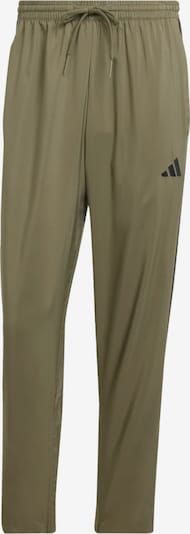 ADIDAS SPORTSWEAR Sportske hlače 'Essentials Stanford' veličine S u maslinasta / crna, Pregled proizvoda