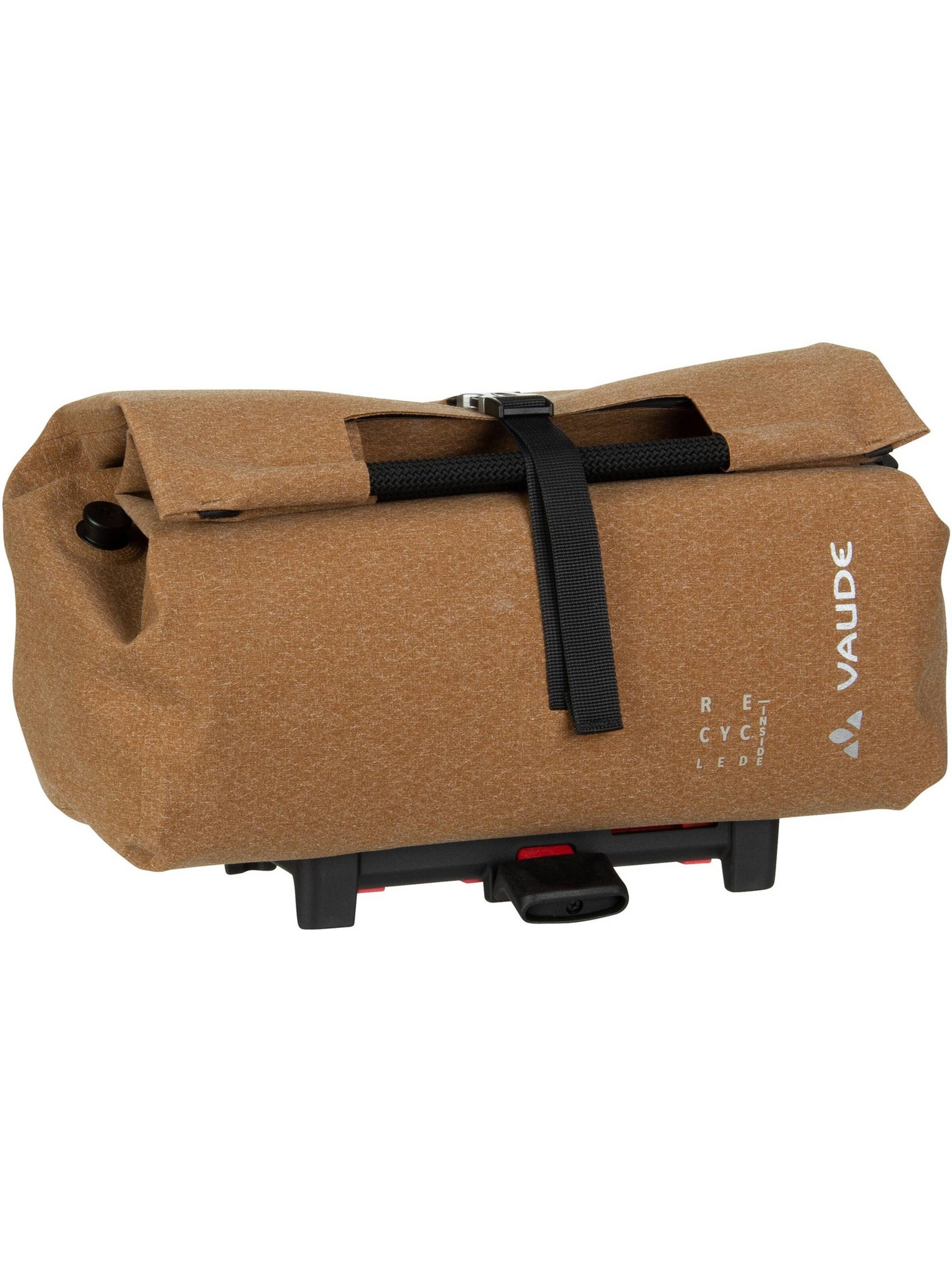 VAUDE Fahrradtasche in hellbraun / weiß, Produktansicht