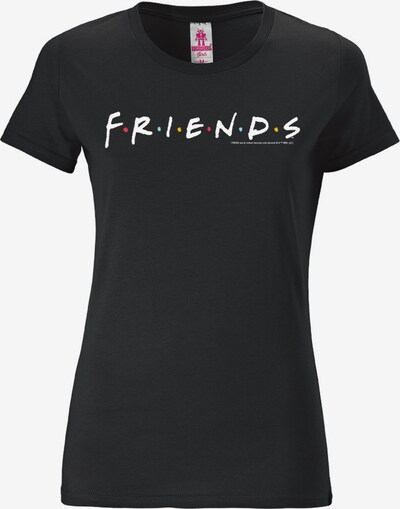 LOGOSHIRT T-Shirt 'Friends - Logo' in schwarz, Produktansicht