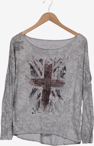 Pepe Jeans Langarmshirt S in Grau: Vorderseite
