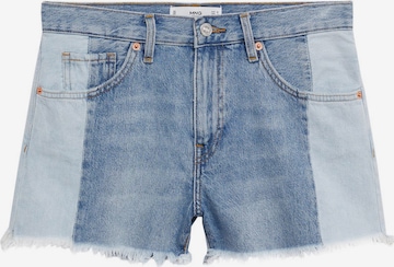 MANGO Regular Jeans 'CINDY' in Blauw: voorkant