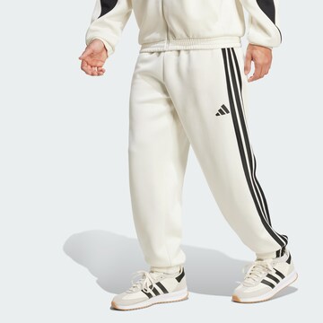 ADIDAS SPORTSWEAR Конический (Tapered) Спортивные штаны 'Stadium' в Белый: спереди