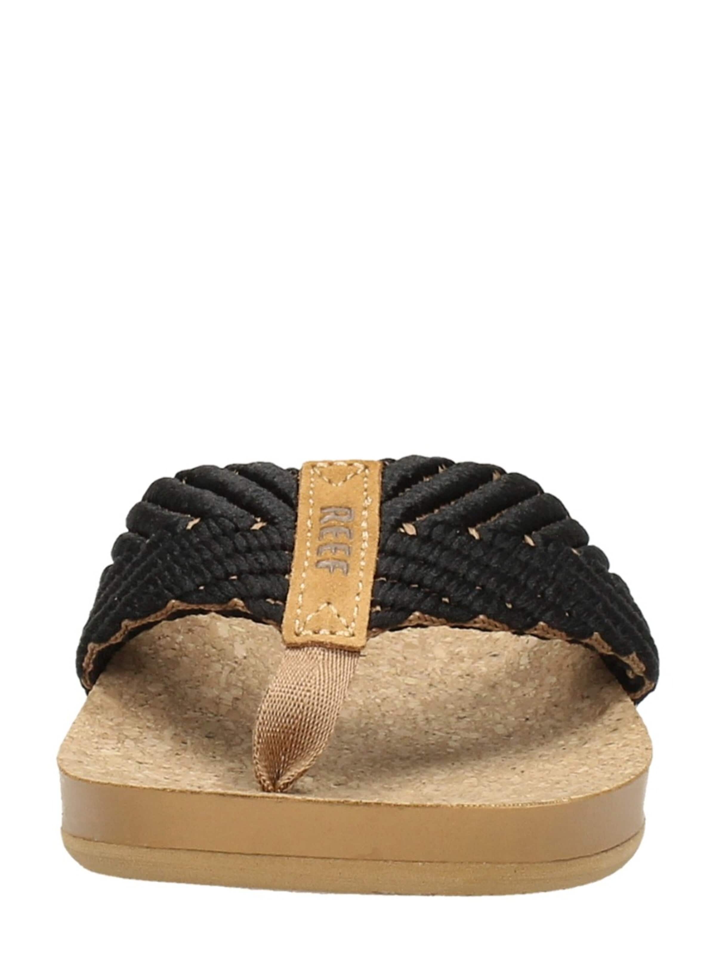 REEF Teenslipper 'Cushion Court' in Zwart