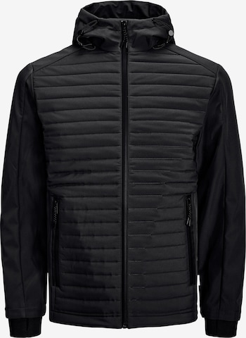 JACK & JONES - Chaqueta de entretiempo 'Toby' en negro: frente