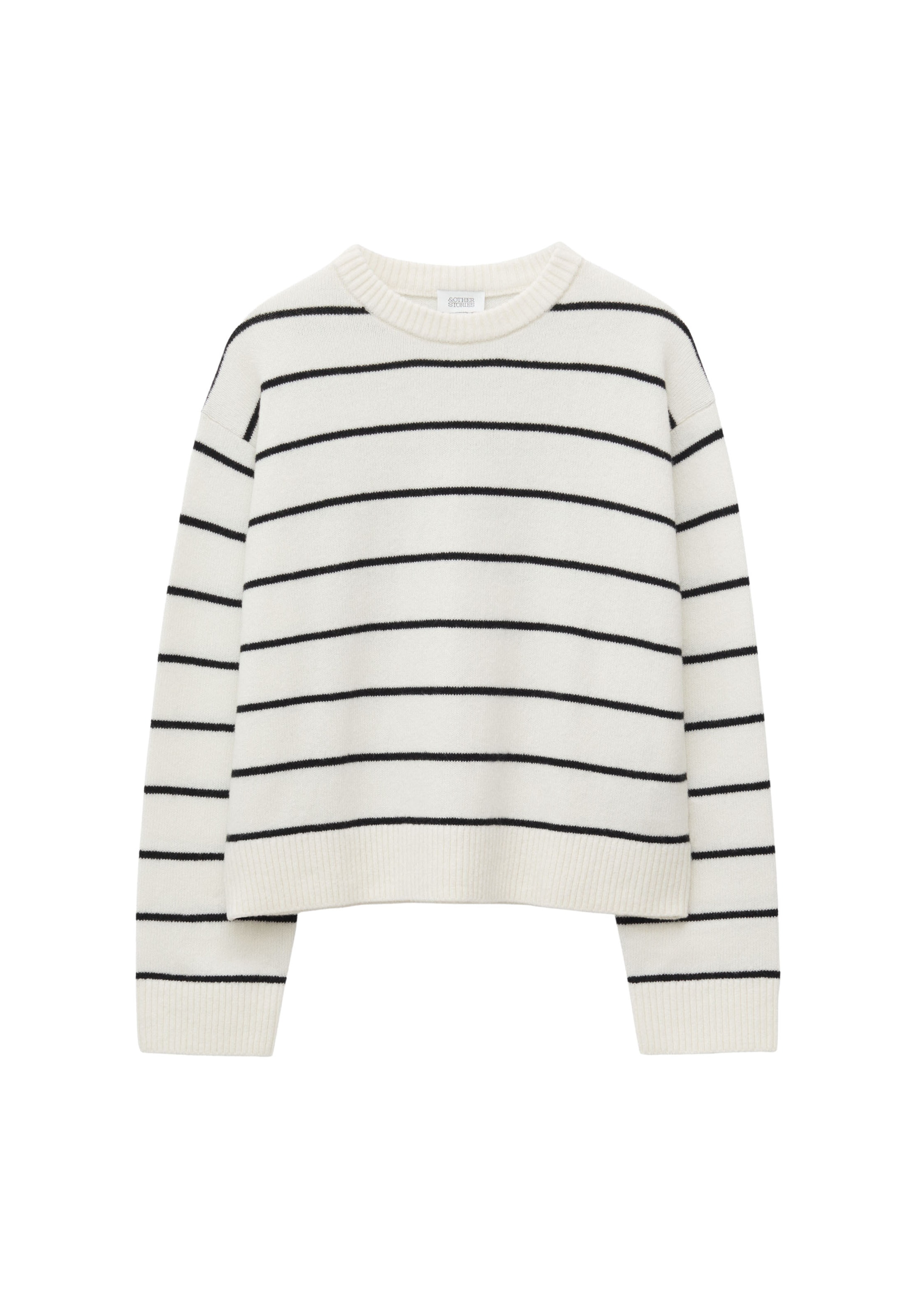 & Other Stories Sweater in XS in Black / White, Item view