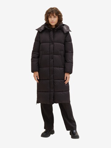 TOM TAILOR Winter Coat in Black