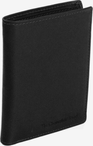 The Chesterfield Brand Wallet in Black: front