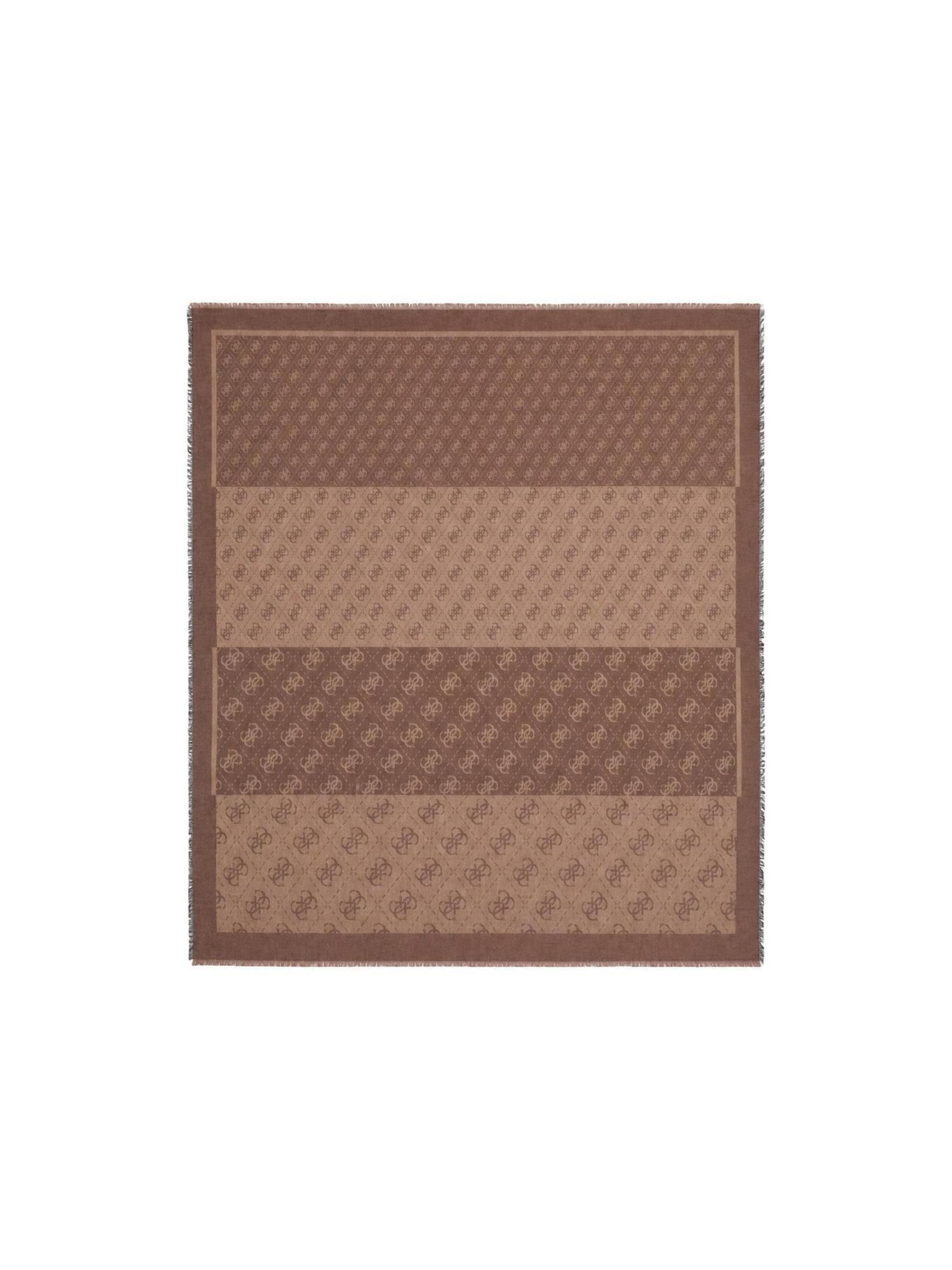 Foulard 'LINDSEY JACQUARD KEF AW5526 VIS03' di GUESS in marrone: frontale