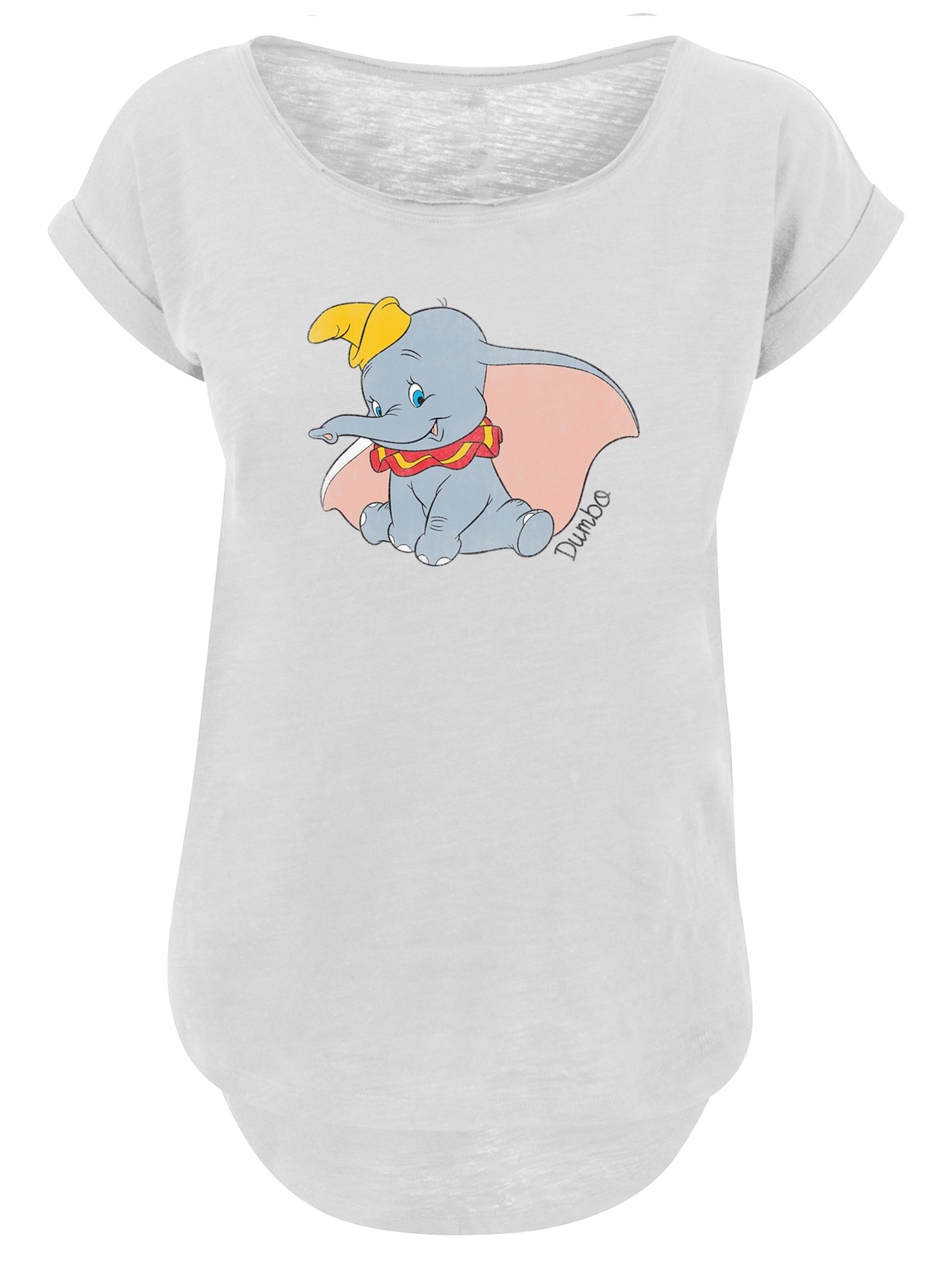 F4NT4STIC Shirt 'Disney Dumbo' in White: front