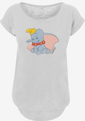 T-shirt 'Disney Dumbo' F4NT4STIC en blanc : devant