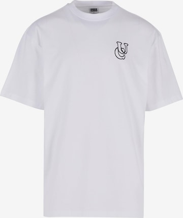 Urban Classics Футболка 'Shiny' в Белый: спереди