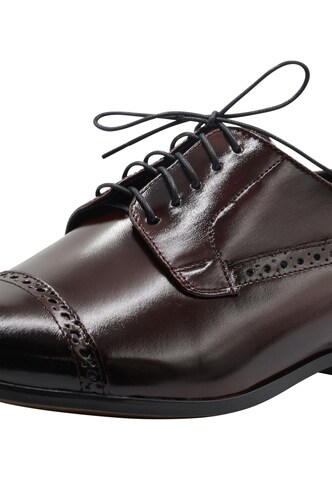 DreiMaster Klassik Lace-Up Shoes in Red