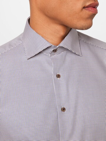 ETERNA - Ajuste regular Camisa de negocios en azul