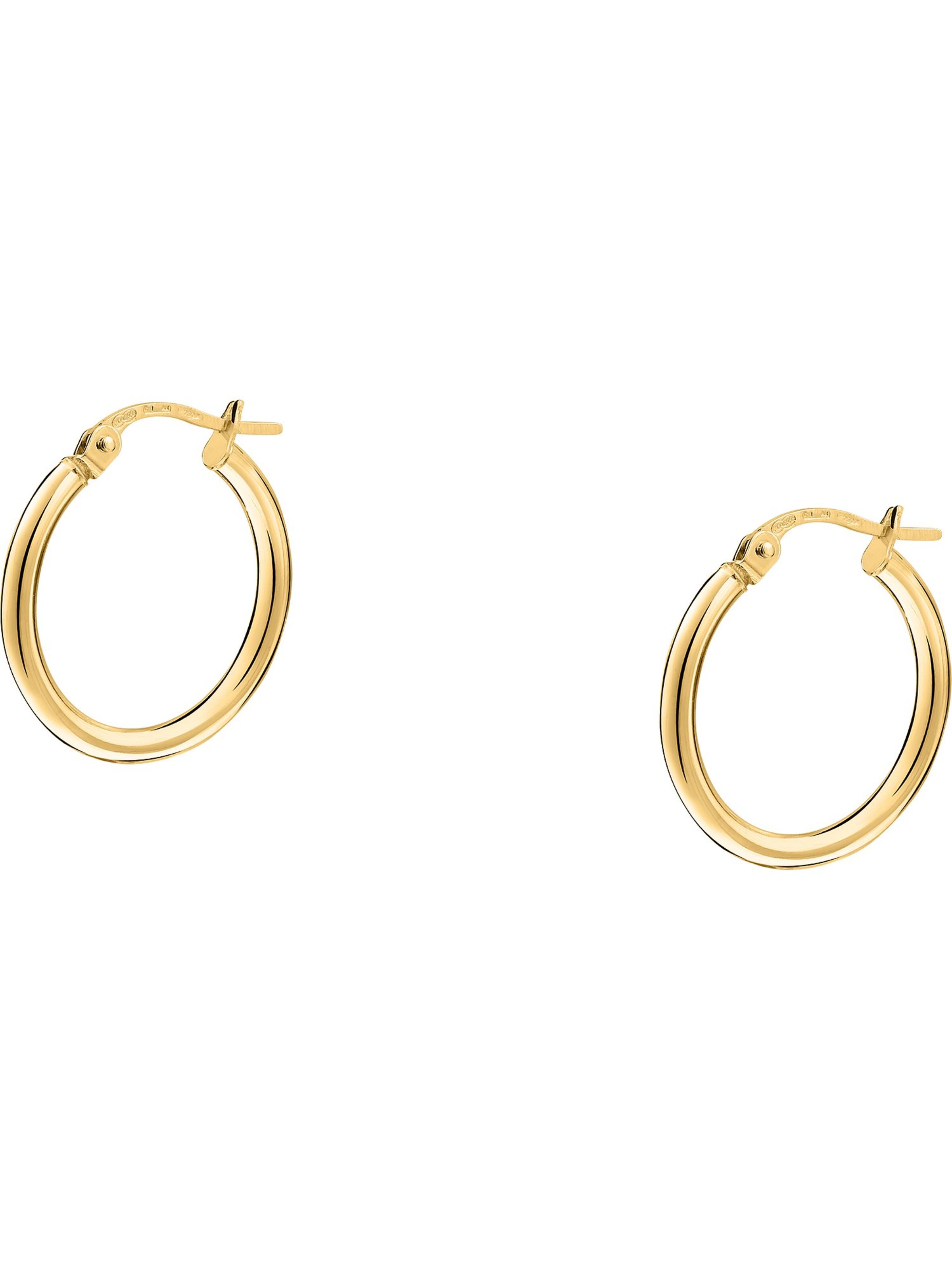 CHRIST Ohrringe in Gold: Vorderseite