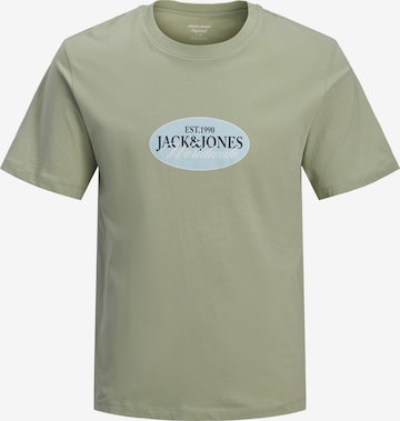 Jack & Jones Junior Koszulka 'JORCATSKILLS' w kolorze zielony: przód