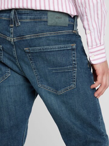 Tapered Jeans di s.Oliver in blu